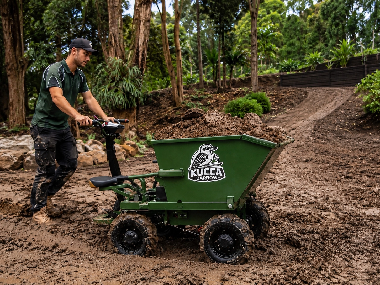 Kucca Barrow electric wheelbarrow
