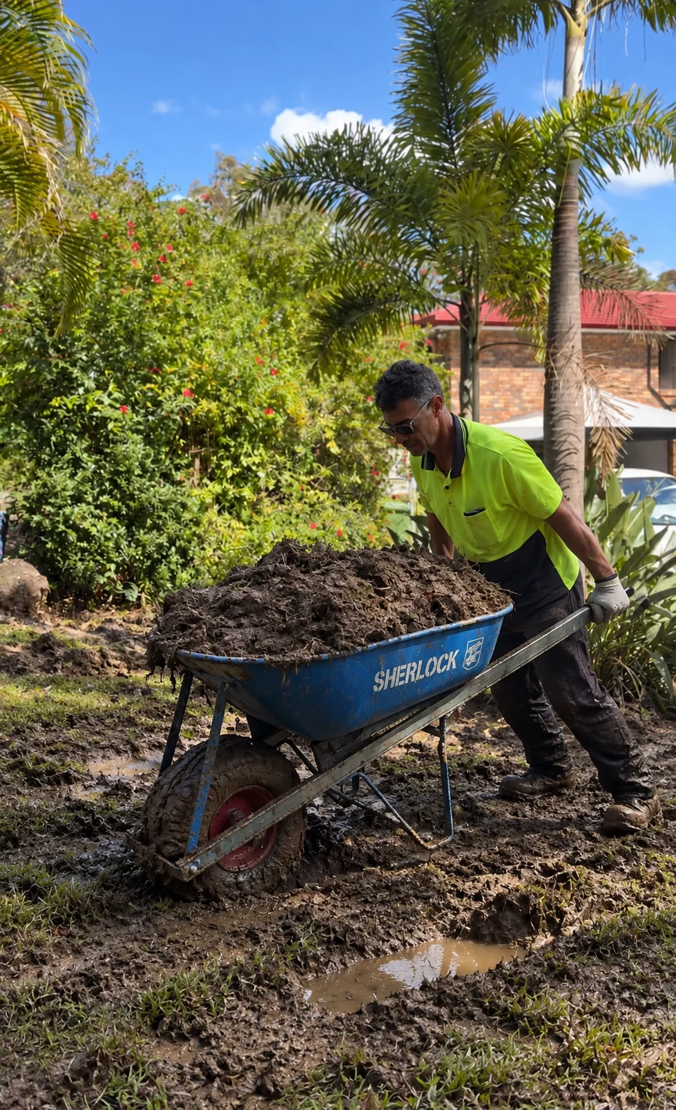 Kucca Barrow on an Australian job site